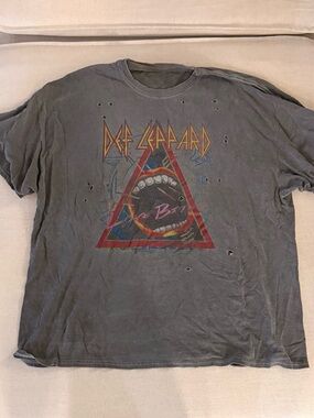 Def Leppard oversize tee